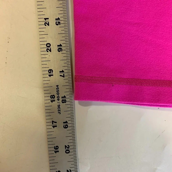 Lululemon Wunder Under High-Rise Crop 18" Pink Mesh Active Yoga Crop Size 8 - Picture 11 of 11